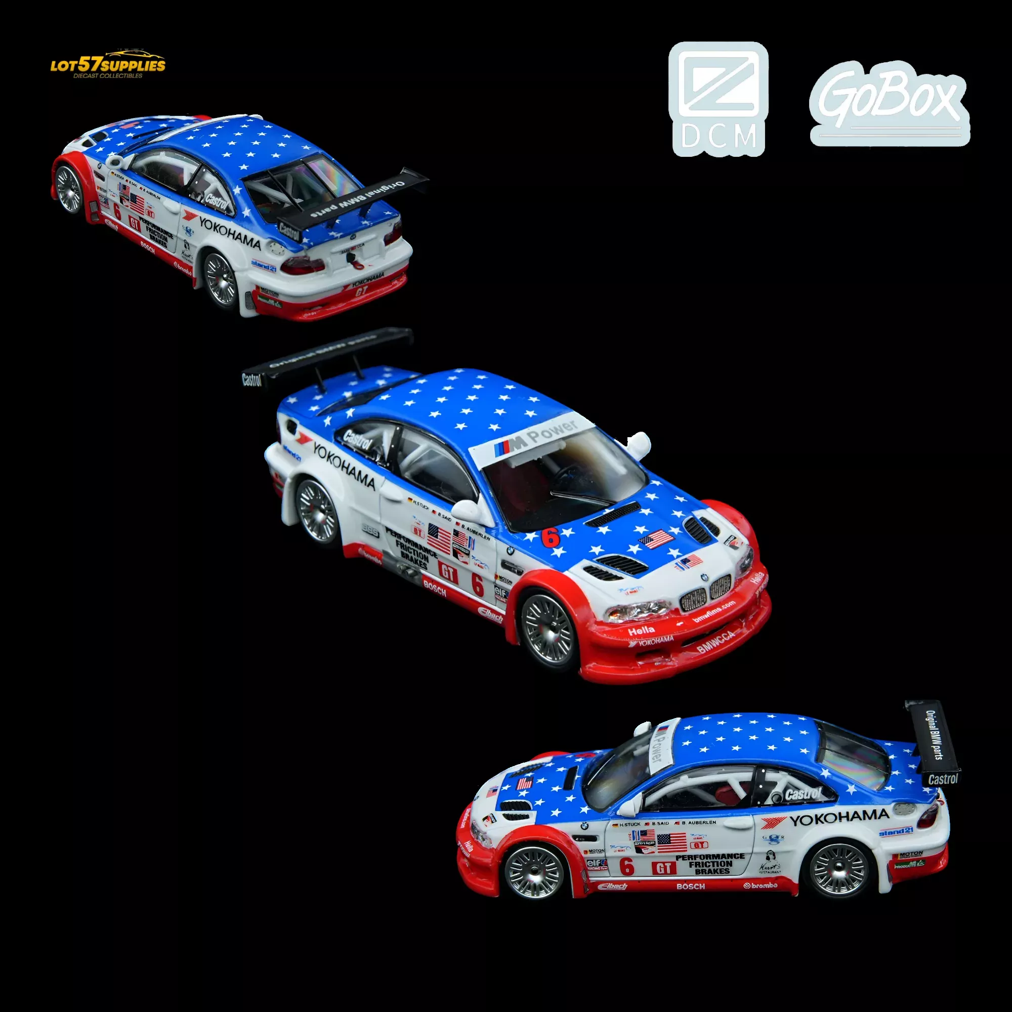 DCM BMW M3 GTR E46 Yokohama 6 1:64