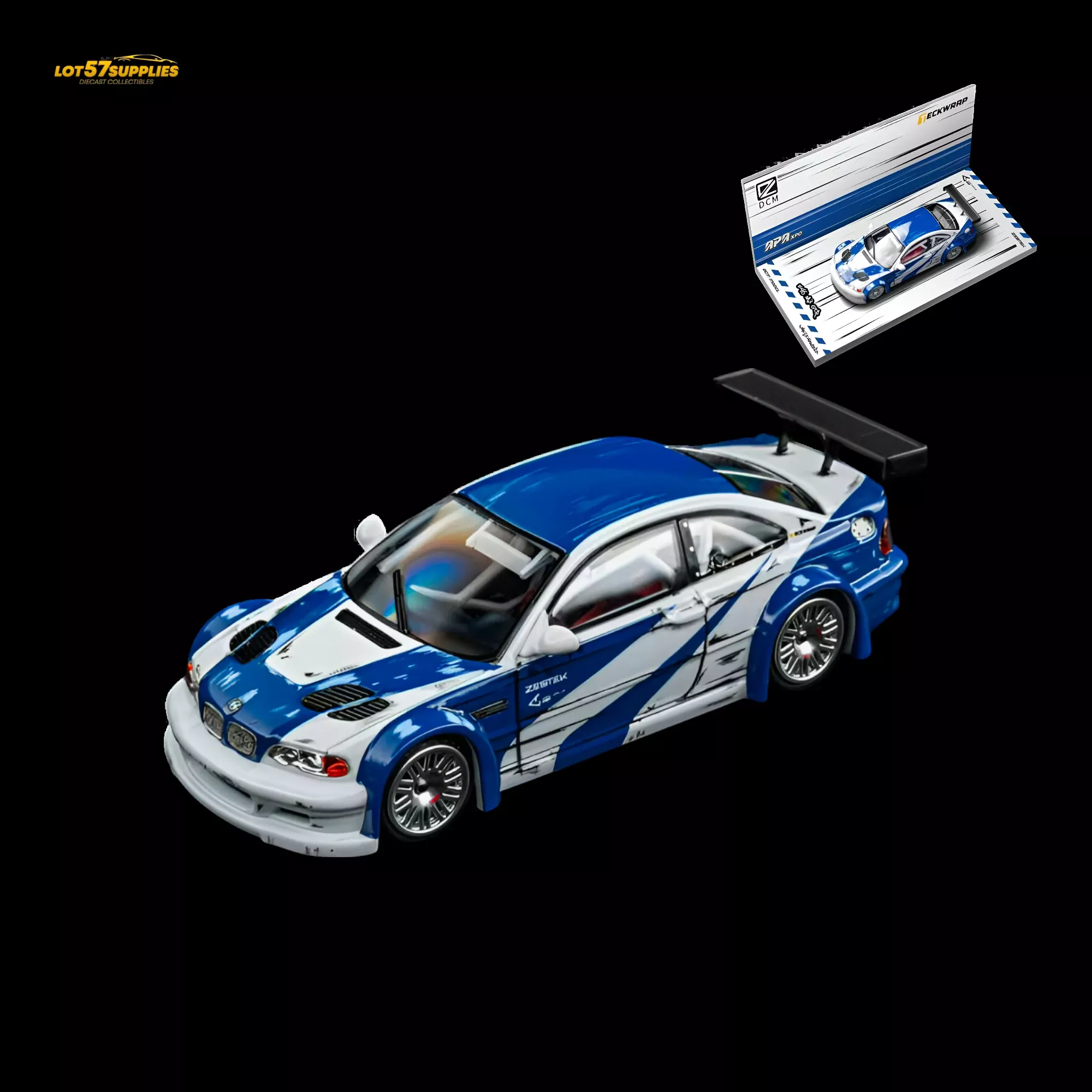 DCM BMW M3 GTR Need for Speed Comics 1:64