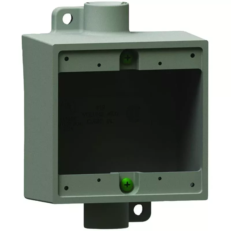 Deep Device Box, 3/4″,Aluminum By Hubbell-Killark 2FDC-2