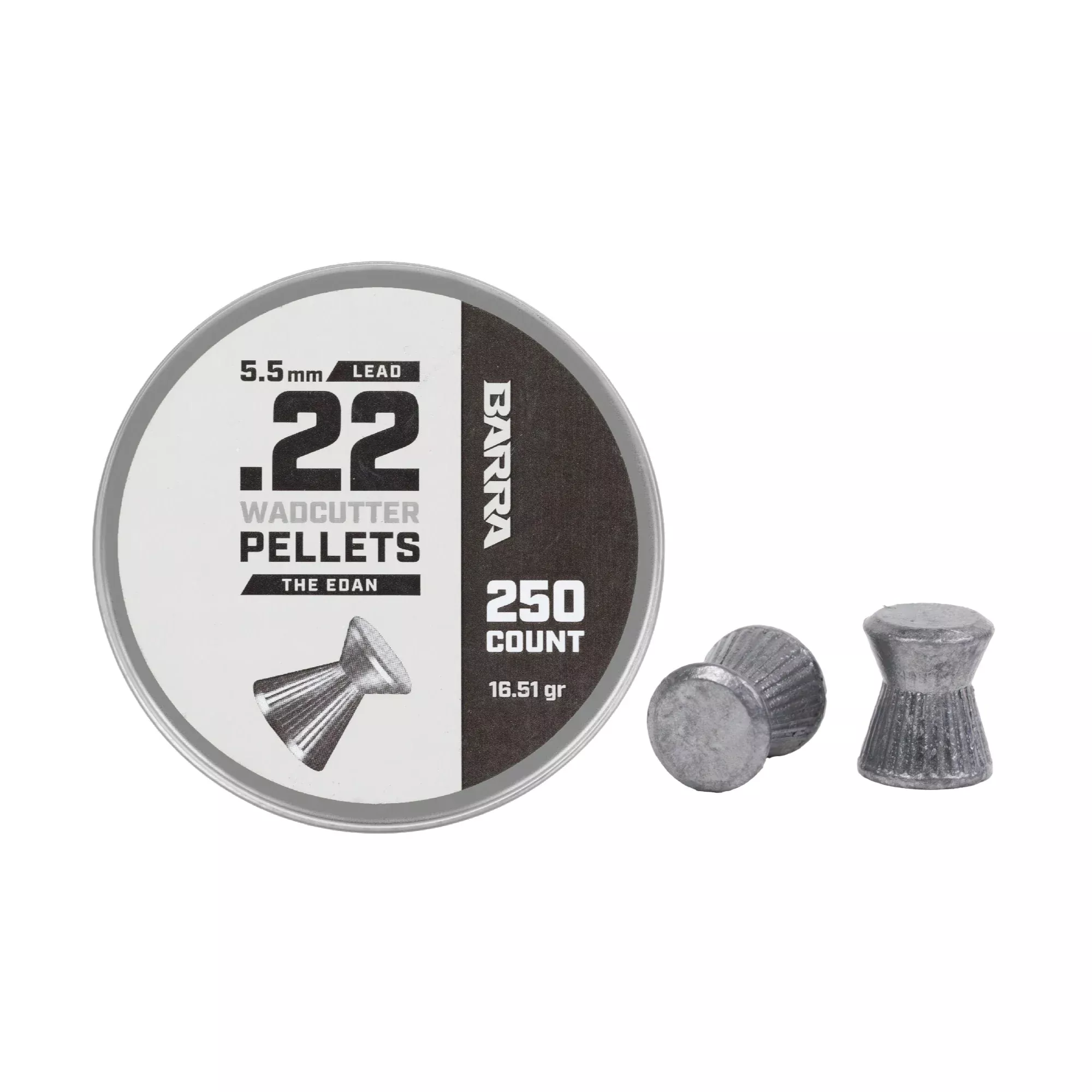 Edan Wadcutter .22 Caliber Pellets – 250 Count