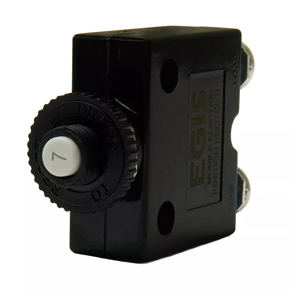 Egis 7A Push Button Panel Mount Circuit Breaker – Screw Terminals [4710-07]