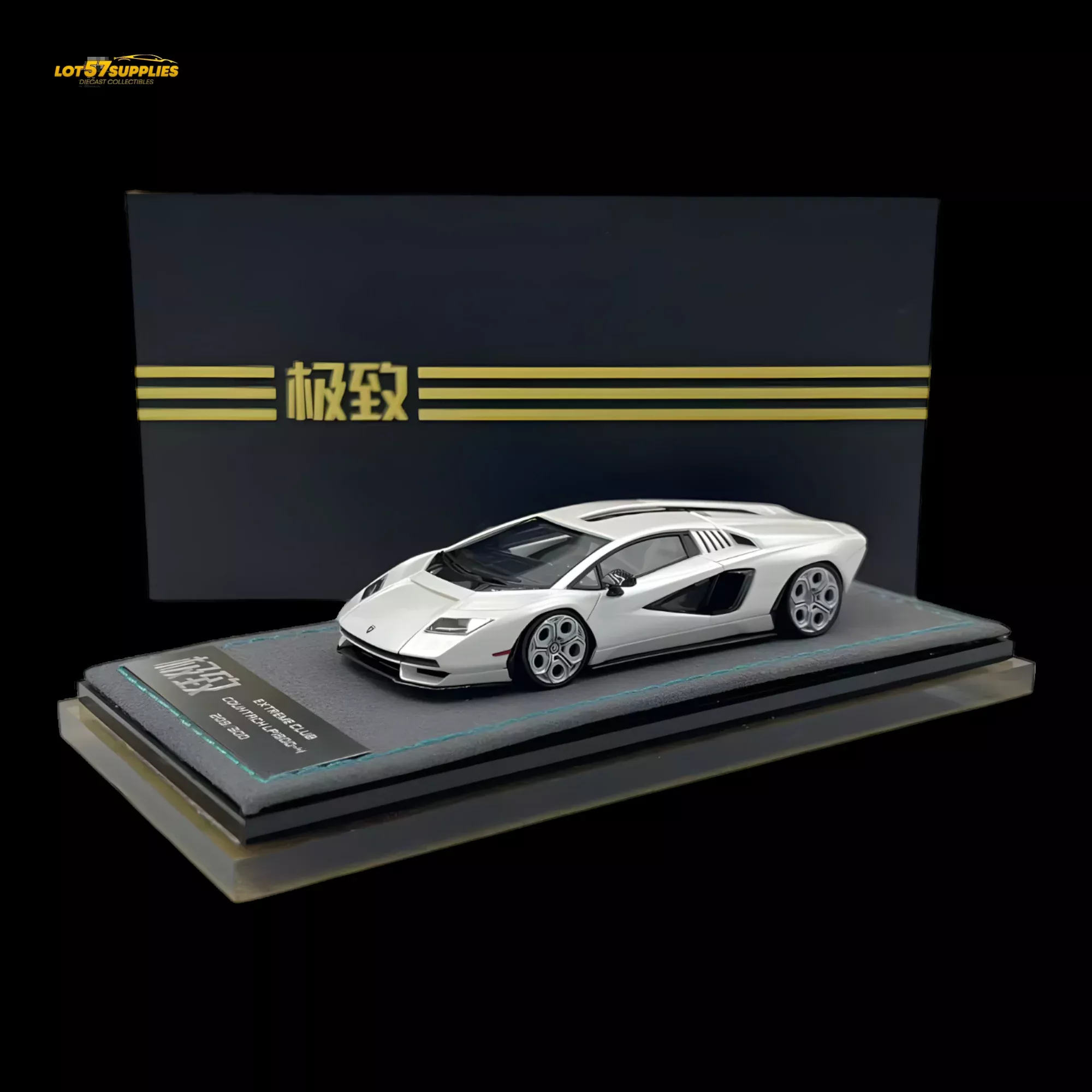 Extreme Club Lamborghini Countach LPI800-4 White 1:64