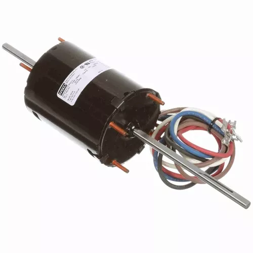Fasco FA-D326, 3.3'' Window A/C Motor, Ball Bearing, PSC Type, 1/10- 1/20-1/25 HP, 115 Volt, 3/1550 Spd/RPM, 2.2/1.8/1.5 Amps, DS Rotation, 5-1/2''x5/16''x3'' Shaft