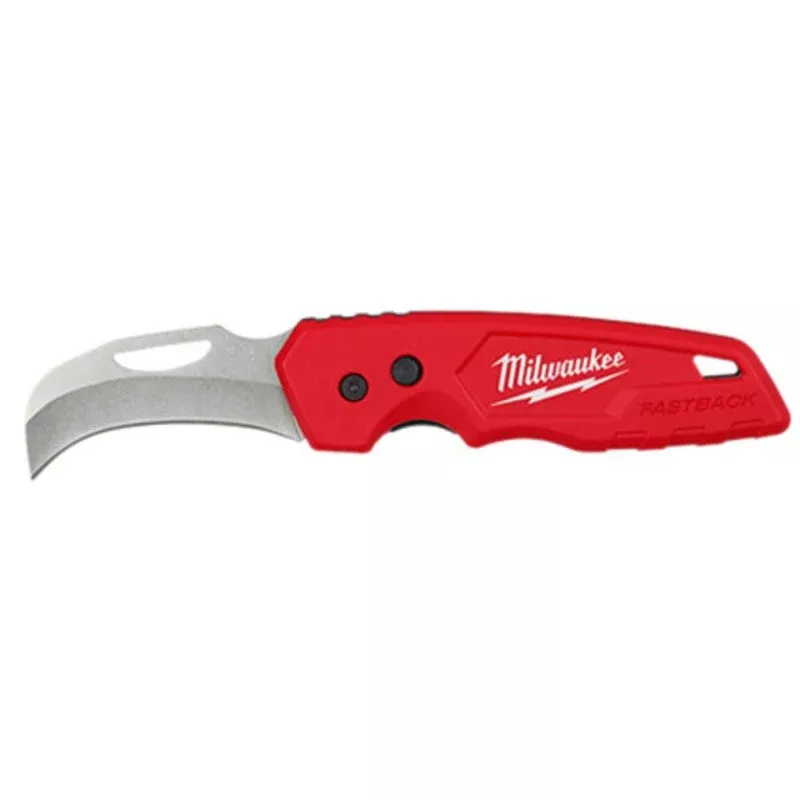 FASTBACK™ SS Hawkbill Folding Knife, 7″ By Milwaukee 48-22-1525