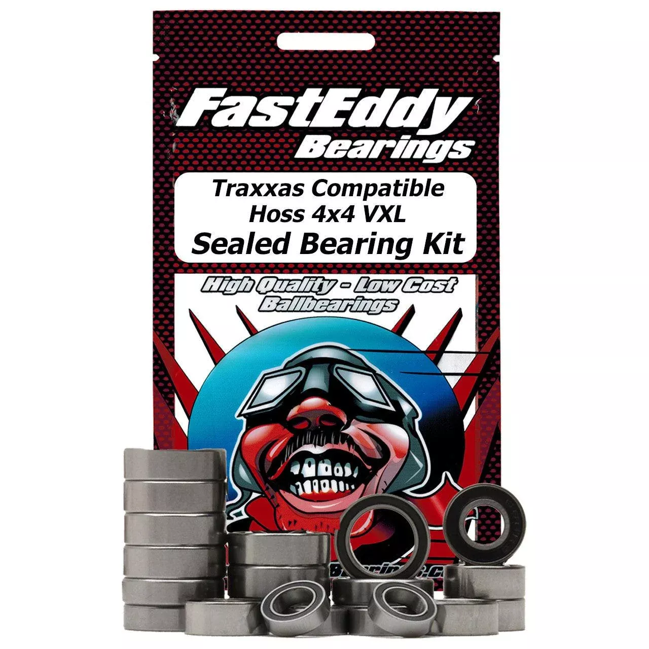 Fasteddy Traxxas Compatible Hoss 4x4 VXL Sealed Bearing Kit