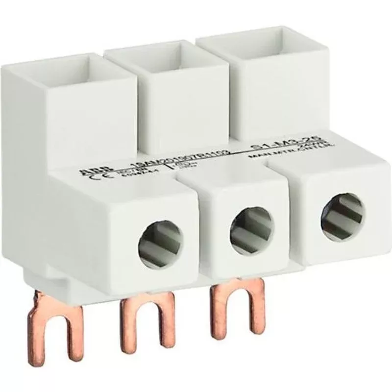 Feeder Terminal, Bus Bar, 65A, Ul Type E Ms132 By ABB S1-M3-25