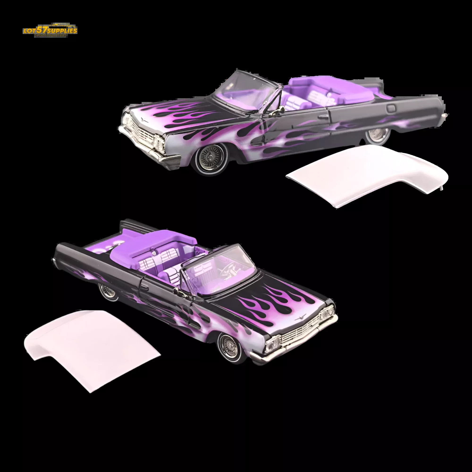 Fine Works64 Chevrolet Impala Ghost Flame 1:64