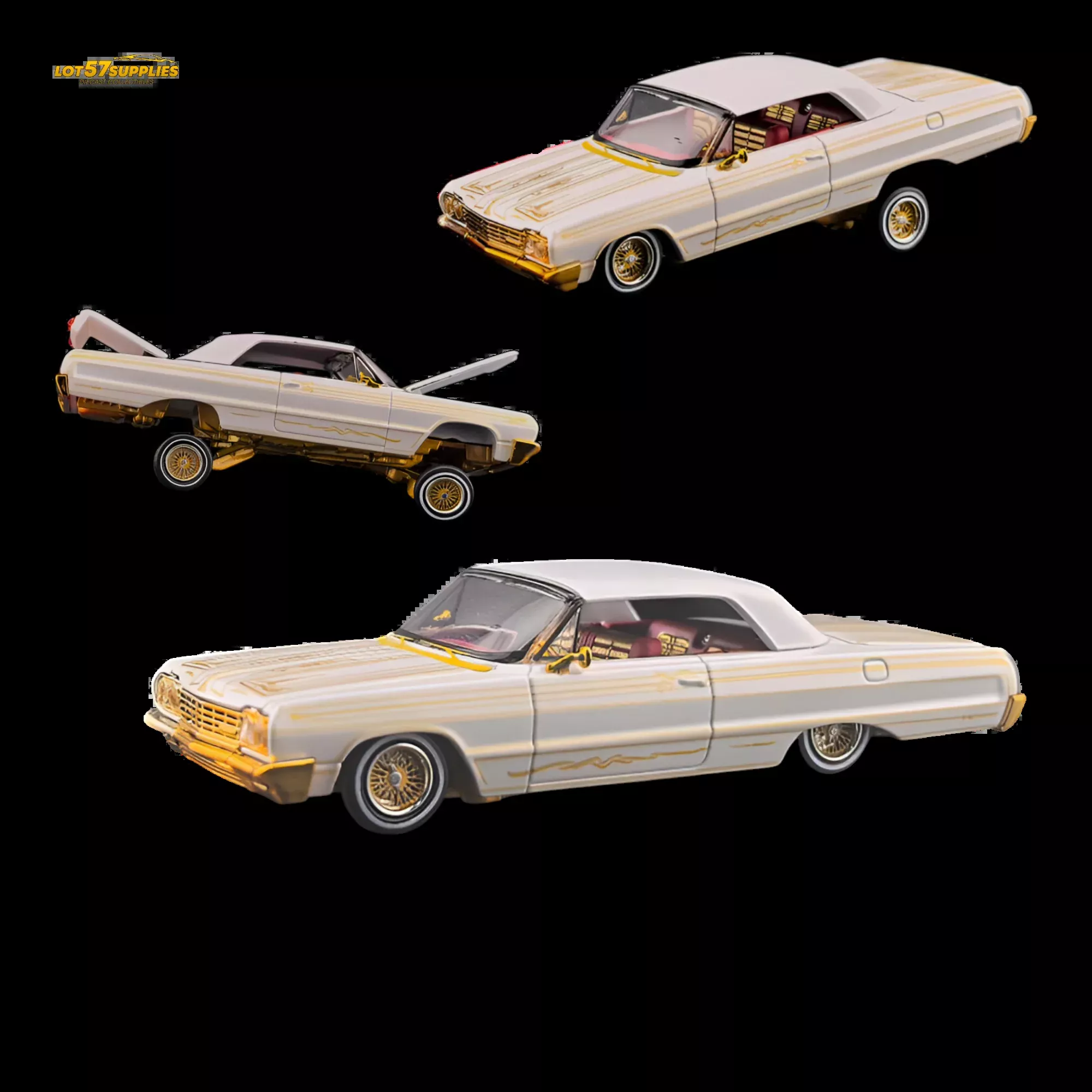 Fine Works64 Chevrolet Impala Metallic Platinum 1:64
