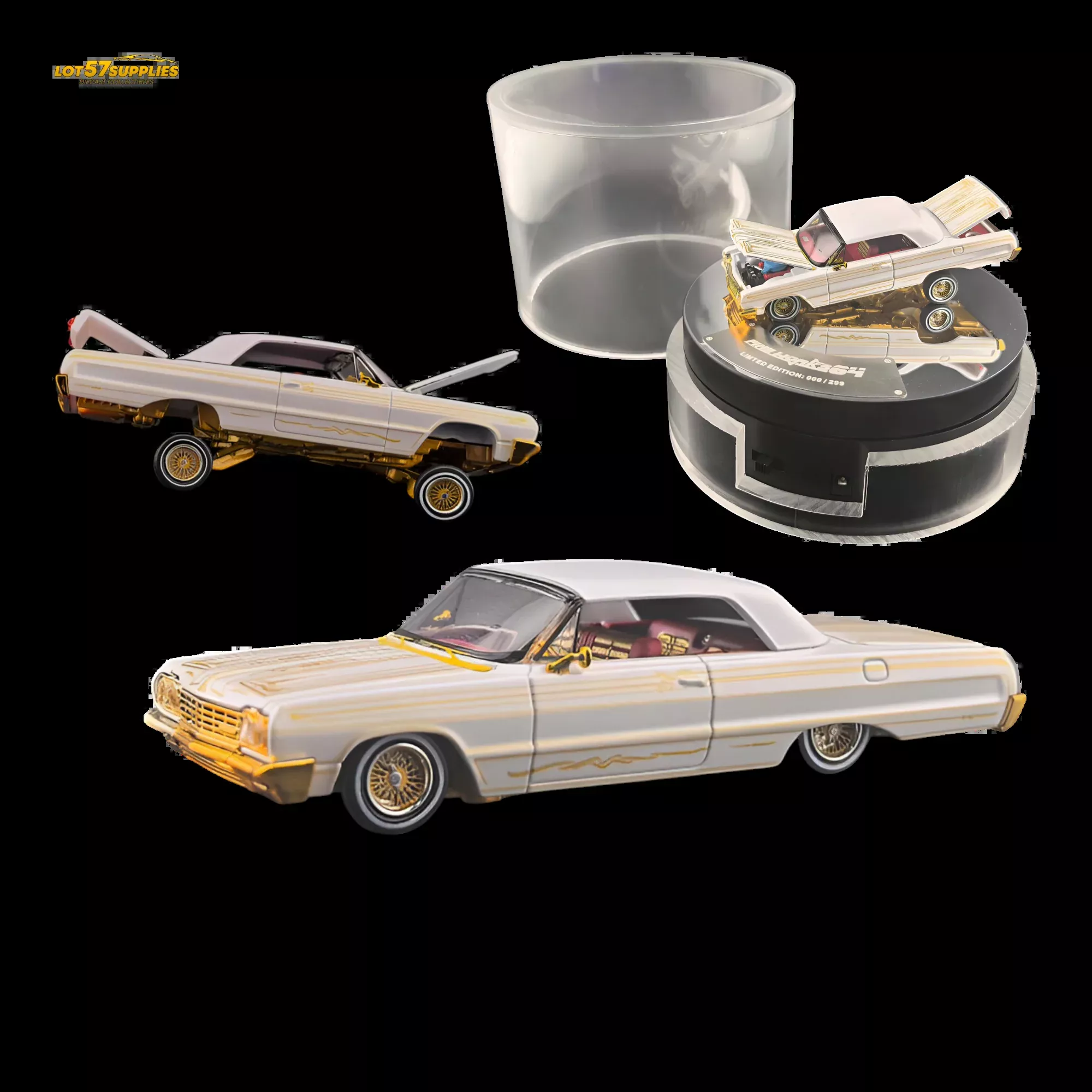 Fine Works64 Chevrolet Impala Metallic Platinum Luxury 1:64