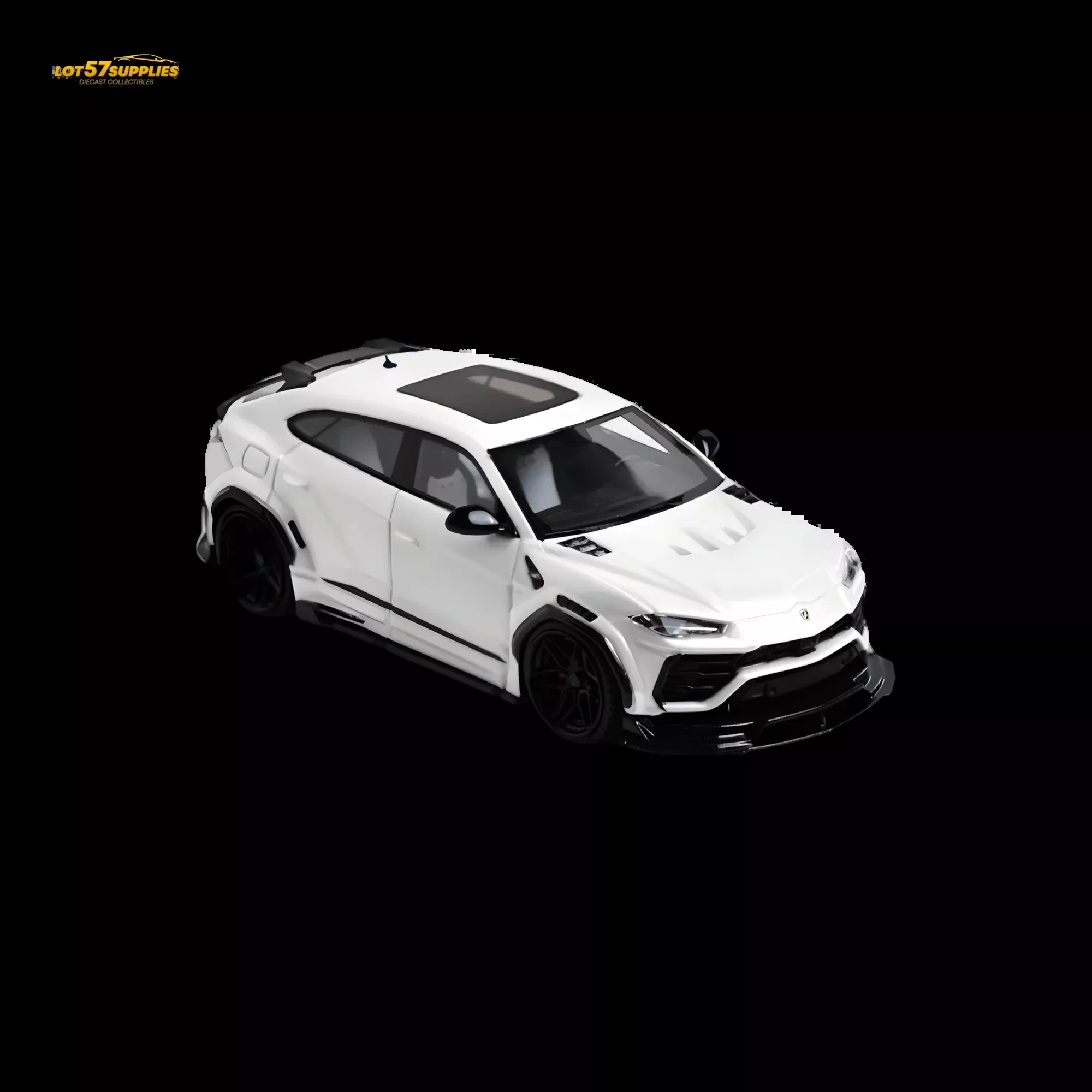 Flame Lamborghini Urus LBWK Bianco Icarus White 1:64