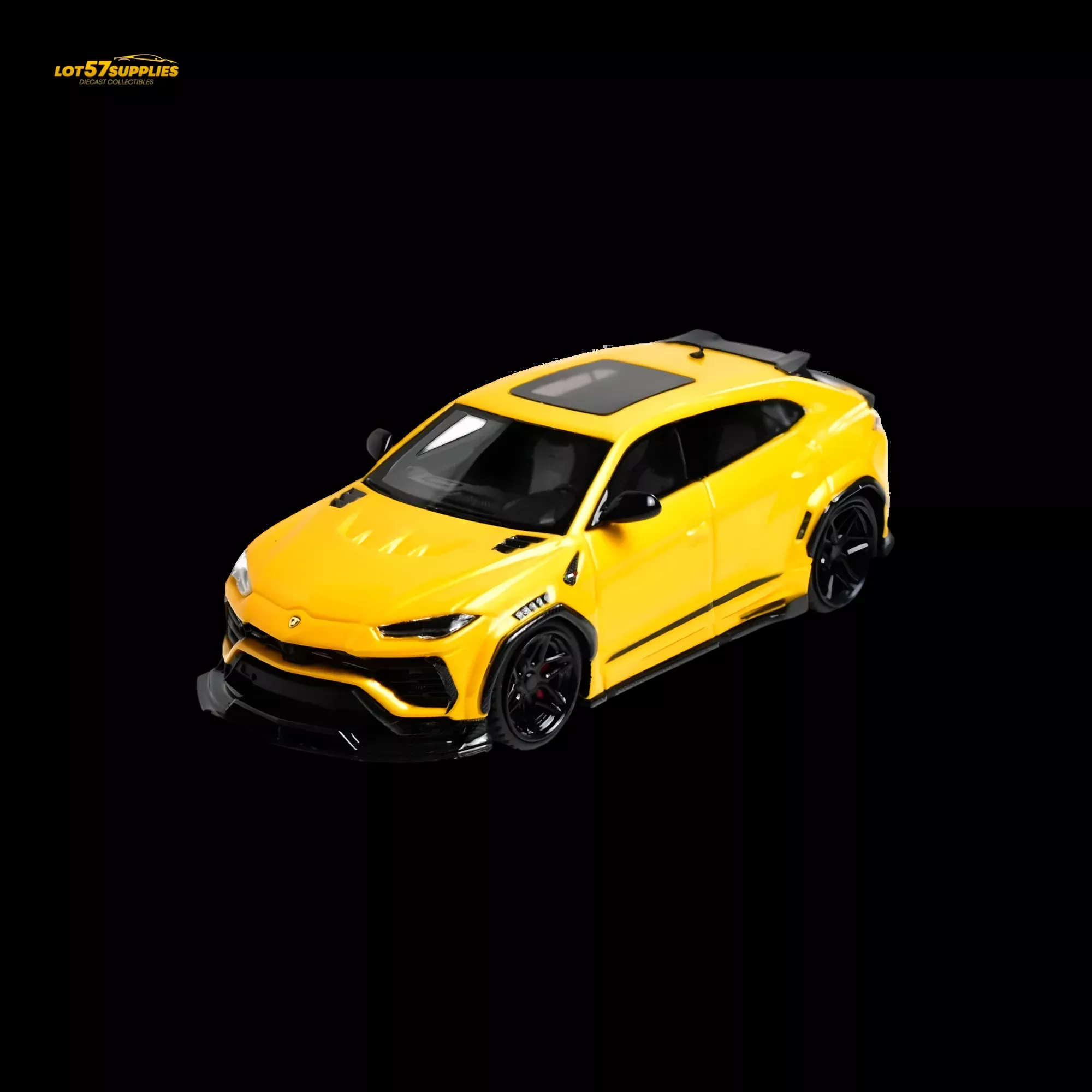 Flame Lamborghini Urus LBWK Giallo Auge Yellow 1:64