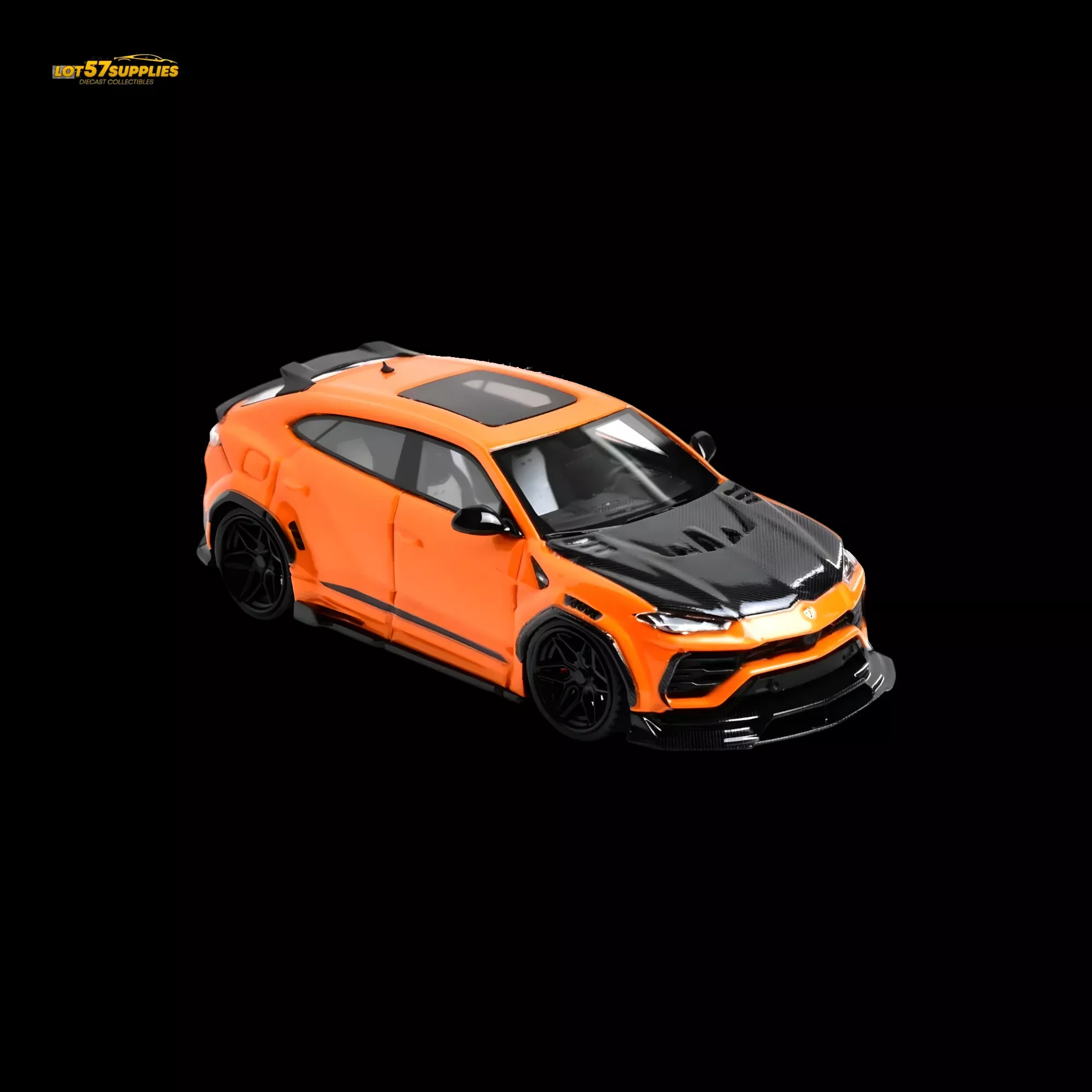 Flame Lamborghini Urus LBWK Metallic Orange 1:64