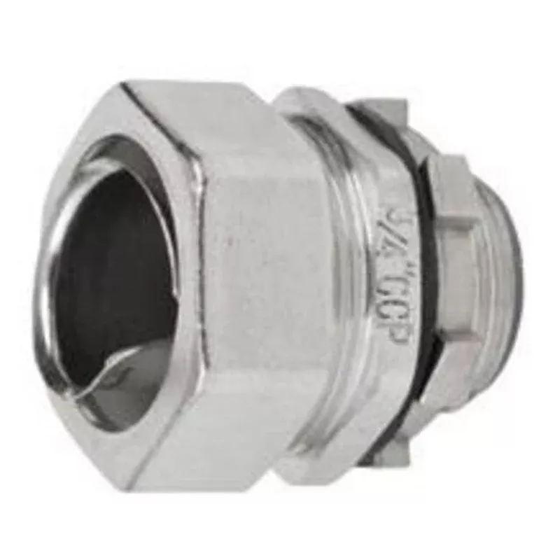 Flex Connector, Straight, 1" Diameter, Stainless Steel By Calbrite S61000FCS0