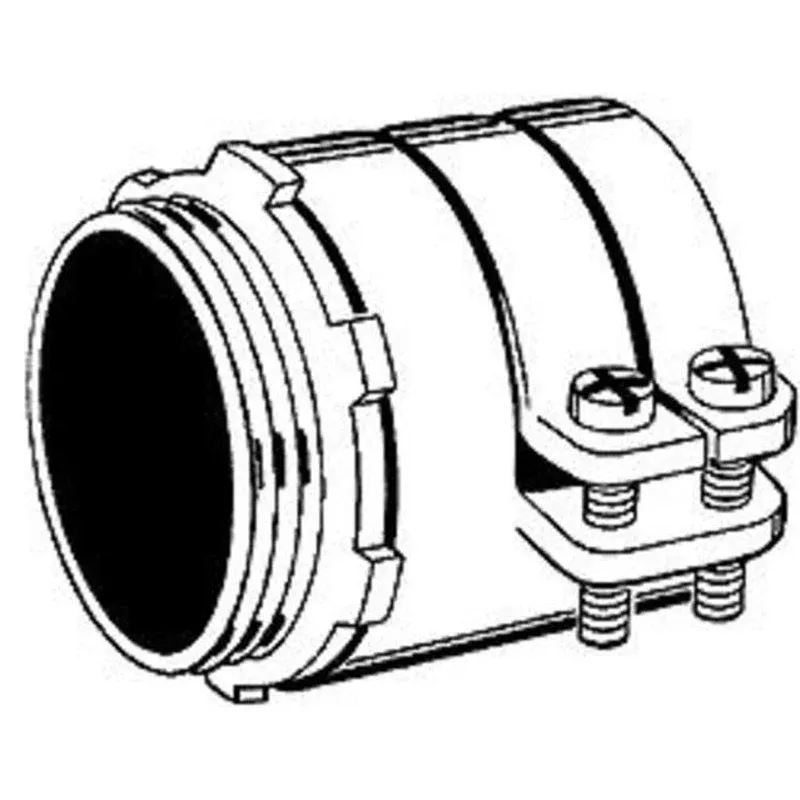 Flex Connector, Type: Squeeze, 1-1/2″, Malleable By Hubbell-Raco 2106