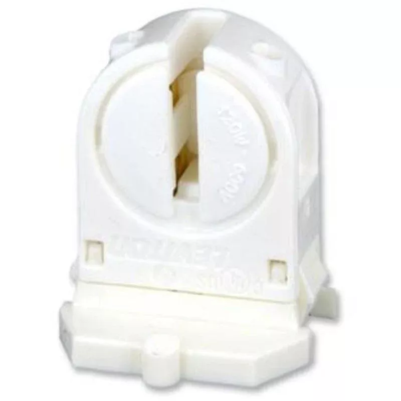 Fluorescent Lampholder, Miniature Base By Leviton 13654-SWP