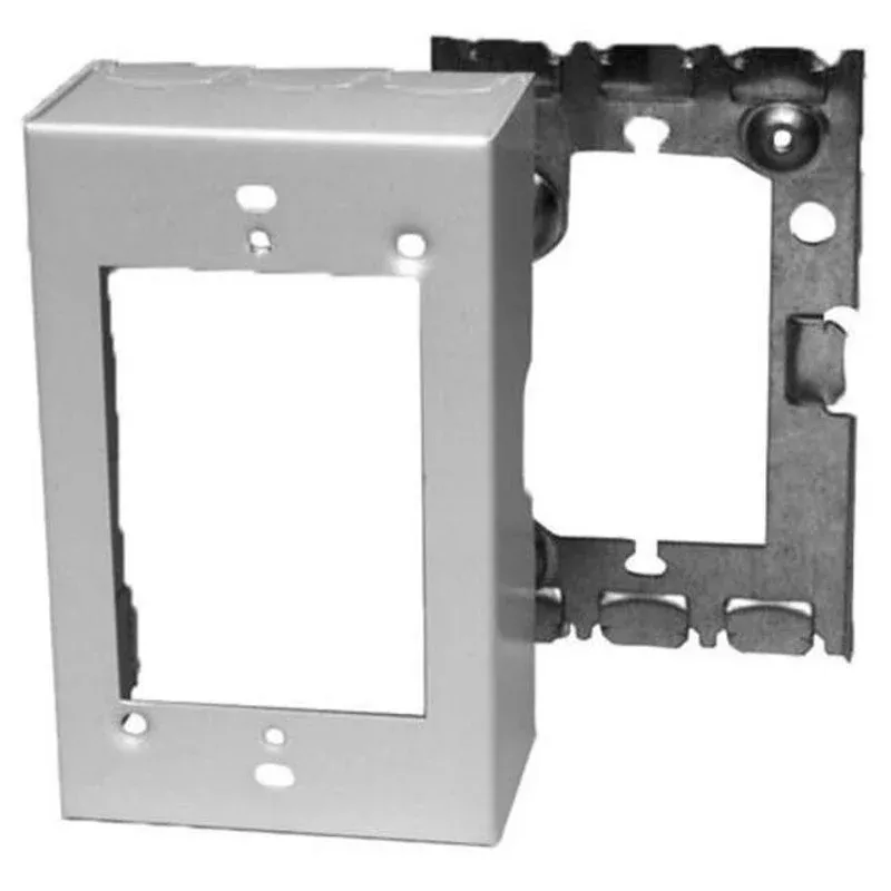Flush Type Extension Adapter, 1-Gang, 500/700 Series, White By Wiremold 5751WH