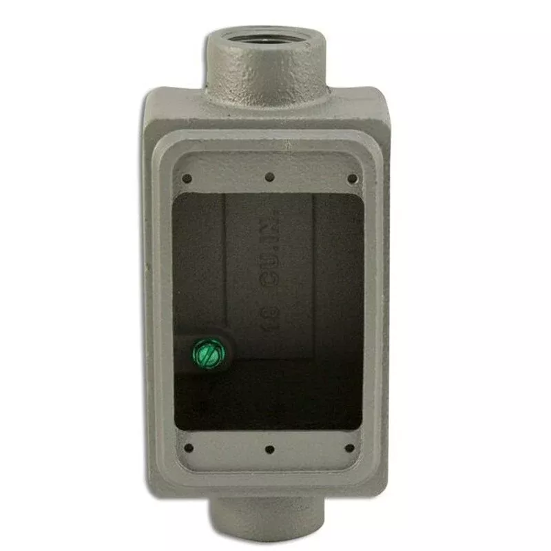 FSC Device Box, 1-Gang, Feed-Thru, 1/2″, Aluminum By Appleton APPFSC150A