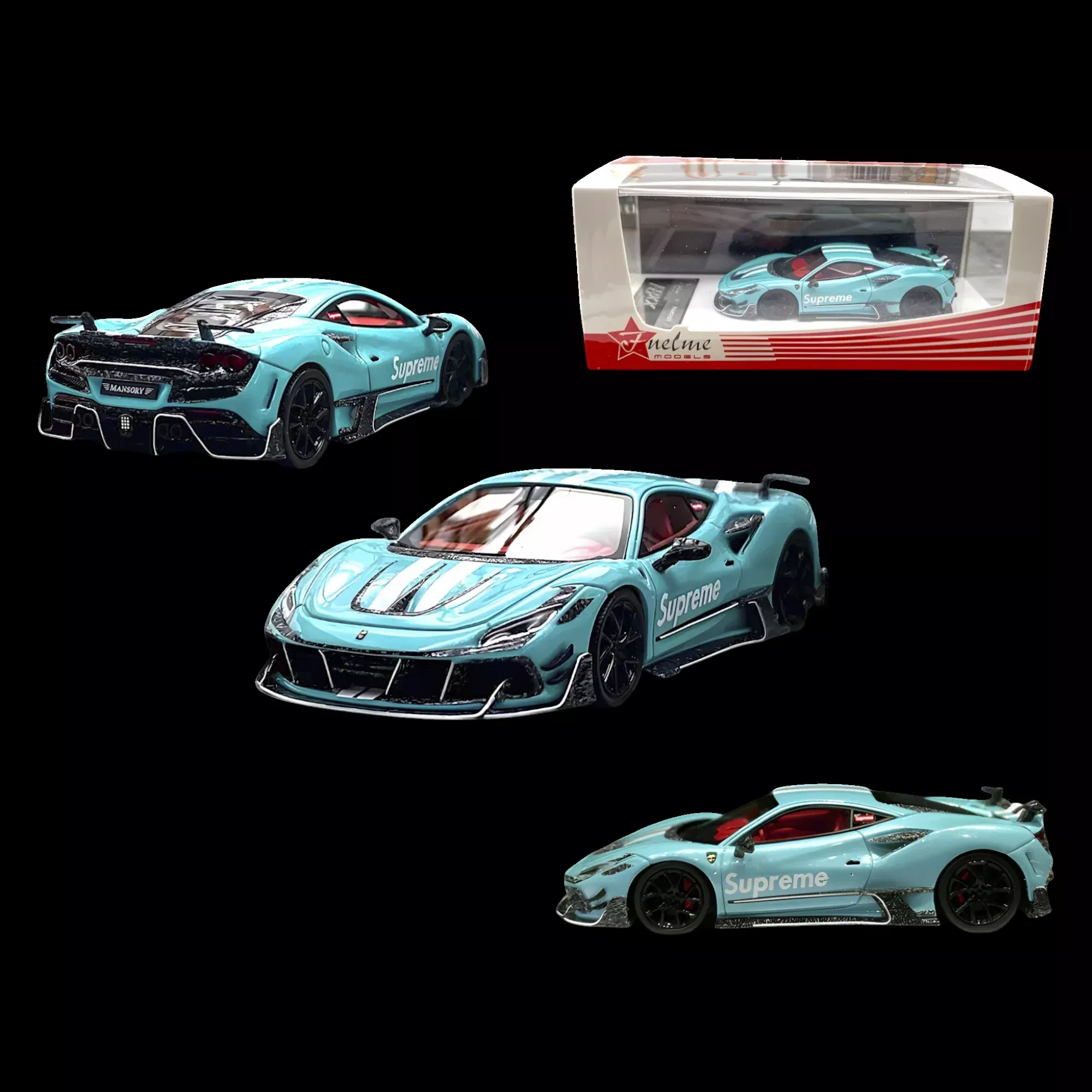 FuelMe Ferrari Mansory F8XX Blue SUPRME 1:64