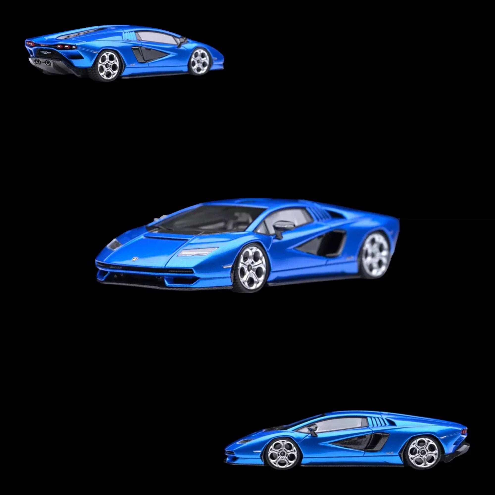 FuelMe Model Countach LPI 800-4 Dark Blue 1:64