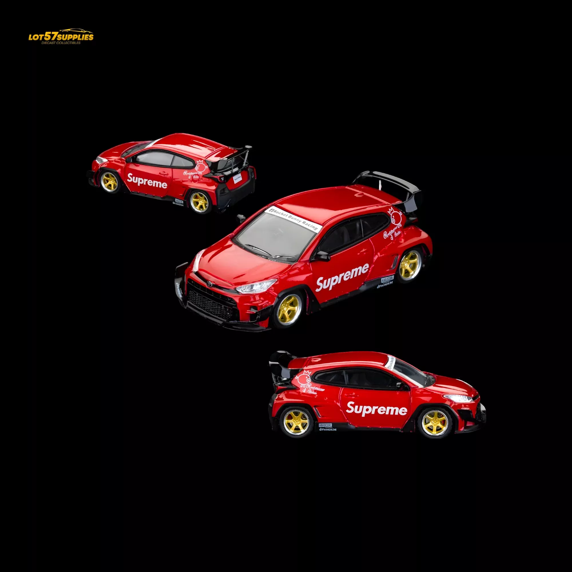 Fuji Toyota Yaris GR Pandem Supreme Livery 1:64