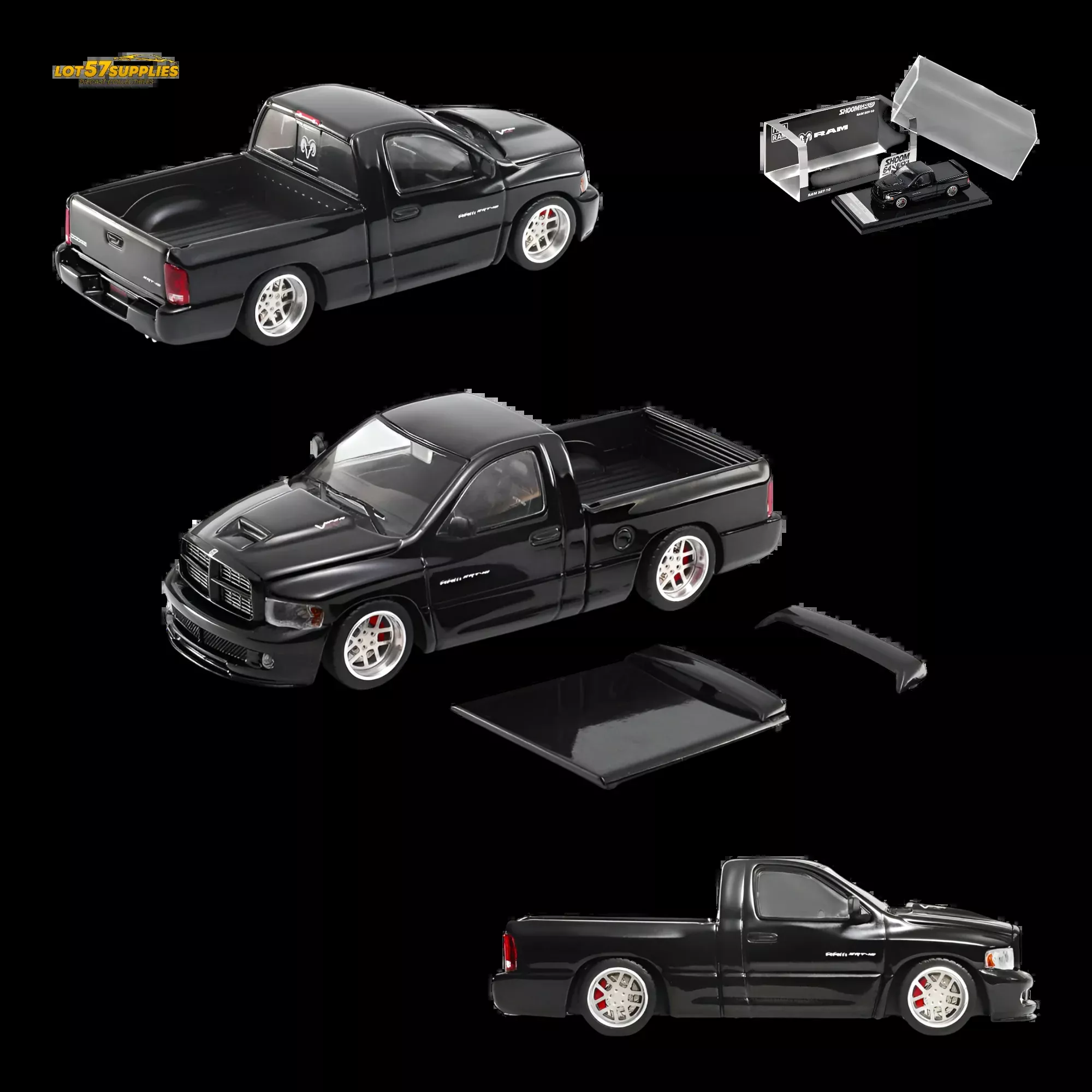 GCD Dodge RAM SRT-10 Black 1:64