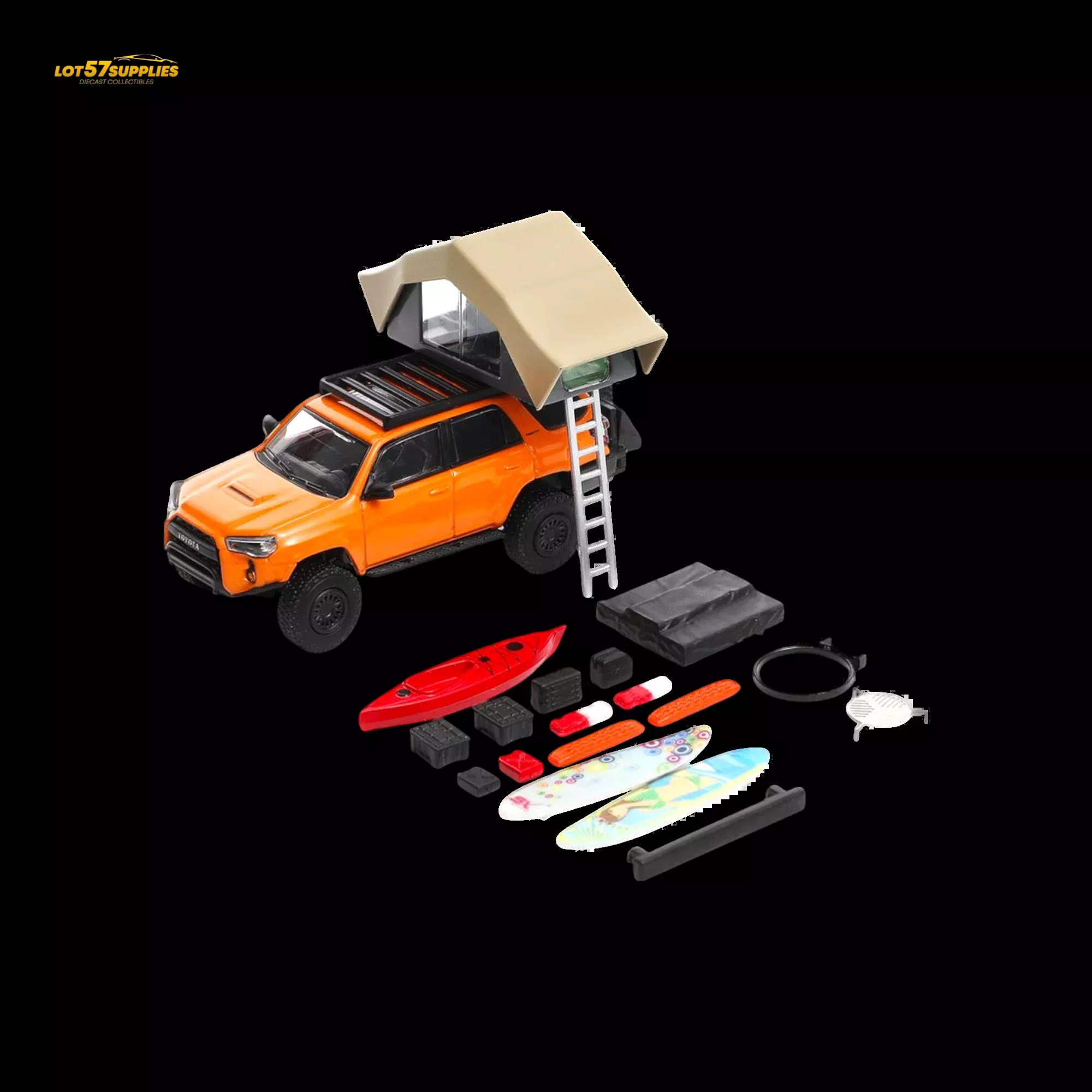 GCD Toyota 4 Runner Light Modified Version Orange 1:64