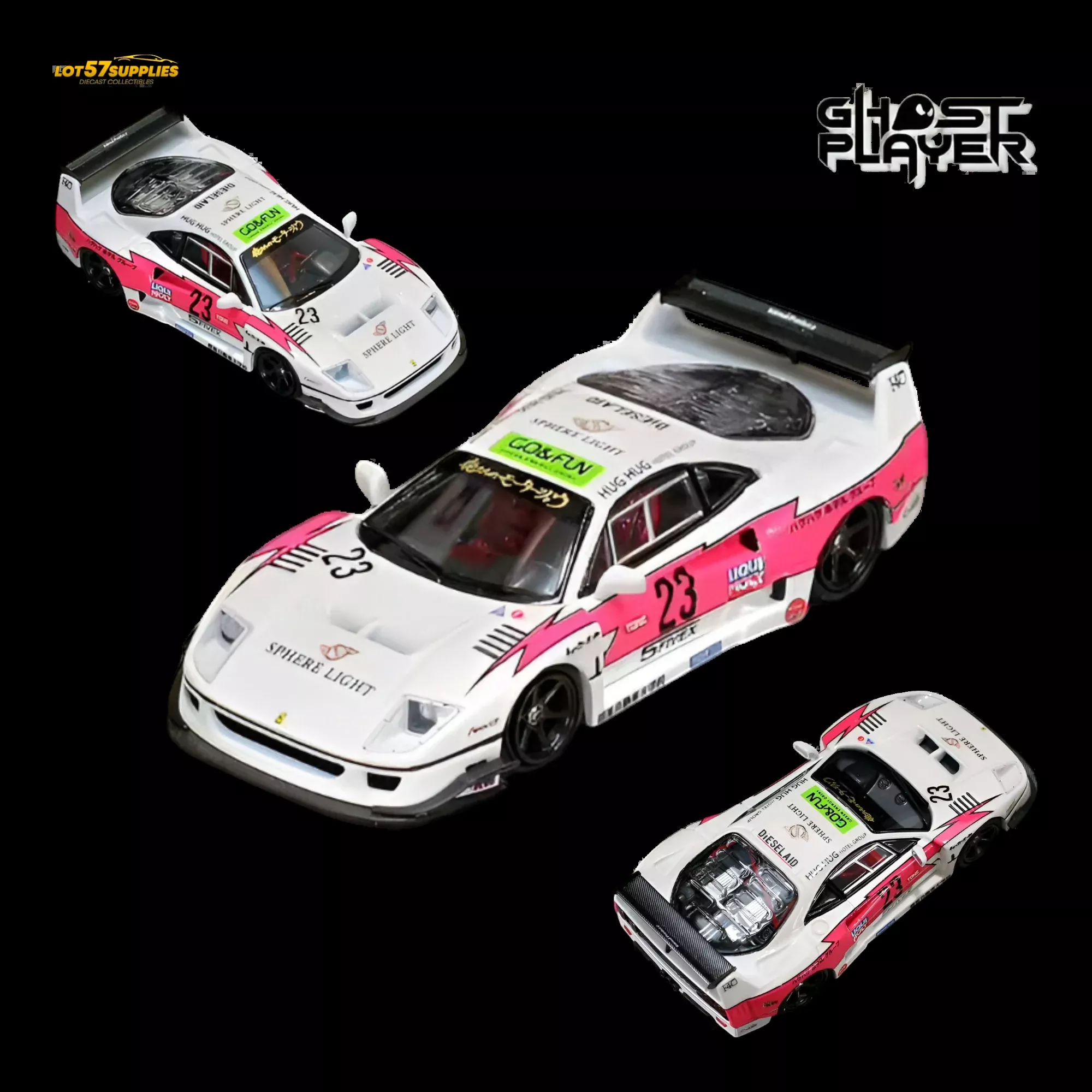 Ghost Player LBWK F40 Pink Flash #23 1:64