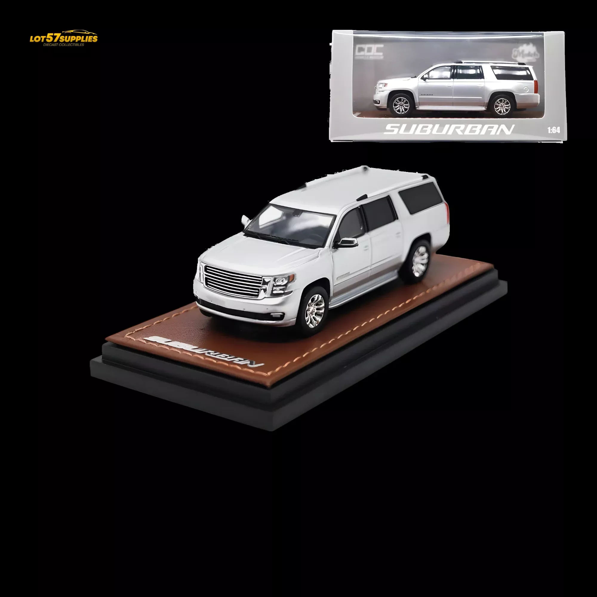GOC Chevrolet Suburban 2015 Silver 1:64