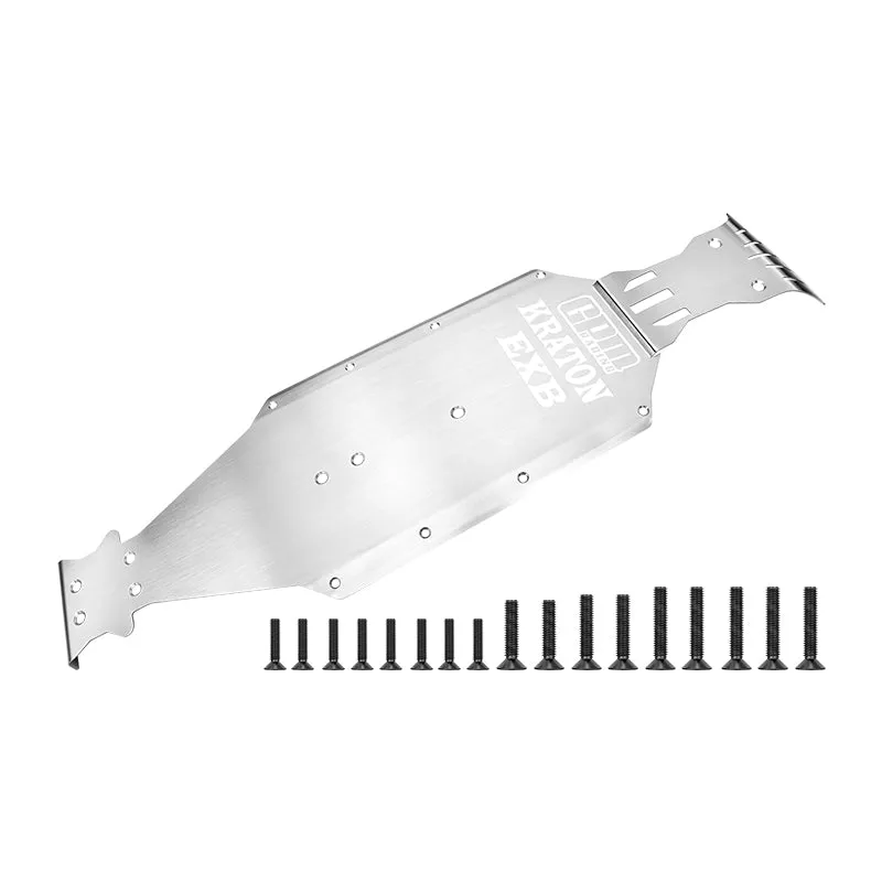 GPM RACING,ARRMA-KRATON Stainless Steel Integrated Chassis Skid Kit MKV6333