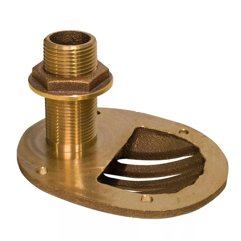 GROCO 1/2″ Bronze Combo Scoop Thru-Hull w/Nut [STH-500-W]