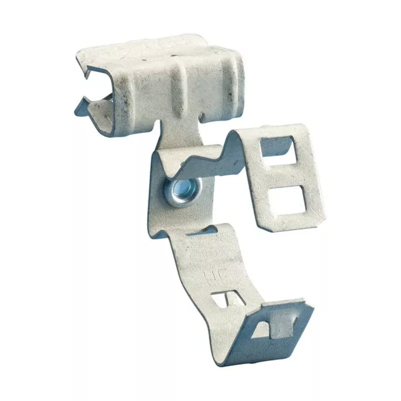 H-MSM Conduit/Pipe to Flange Clip, Side Mount, 1/2″, 3/4″ EMT, 1/8″–1/4″ Flange By nVent Caddy 812M24SM