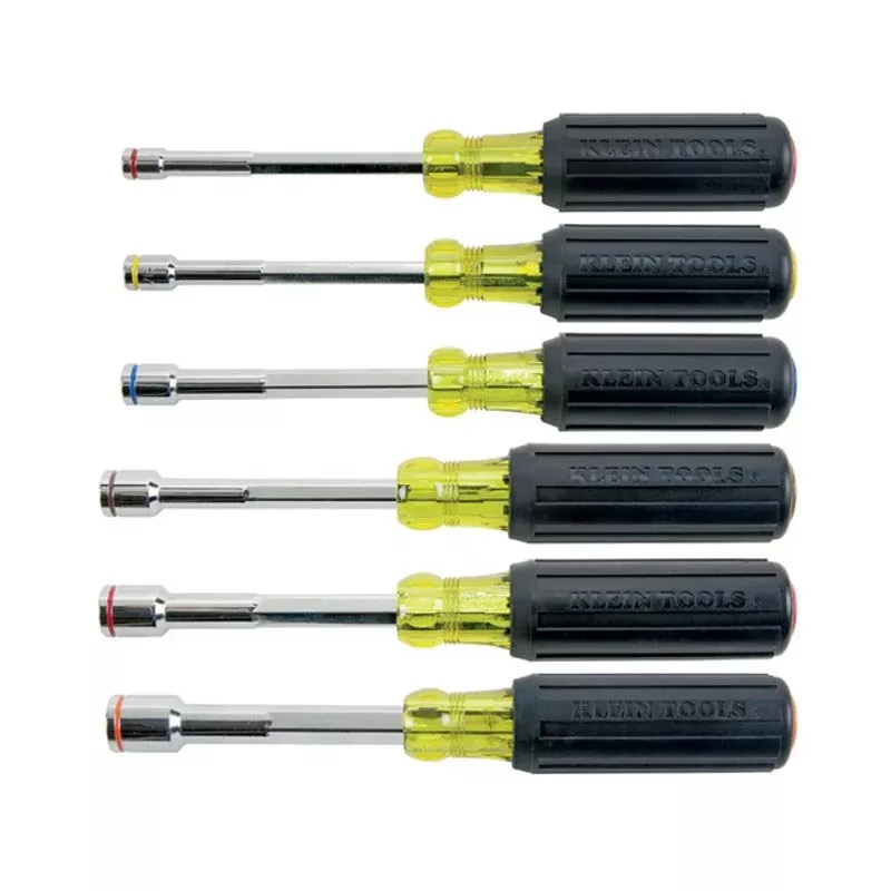 Heavy Duty Nut Driver Kit, 6 Piece Set By Klein Tools 635-6