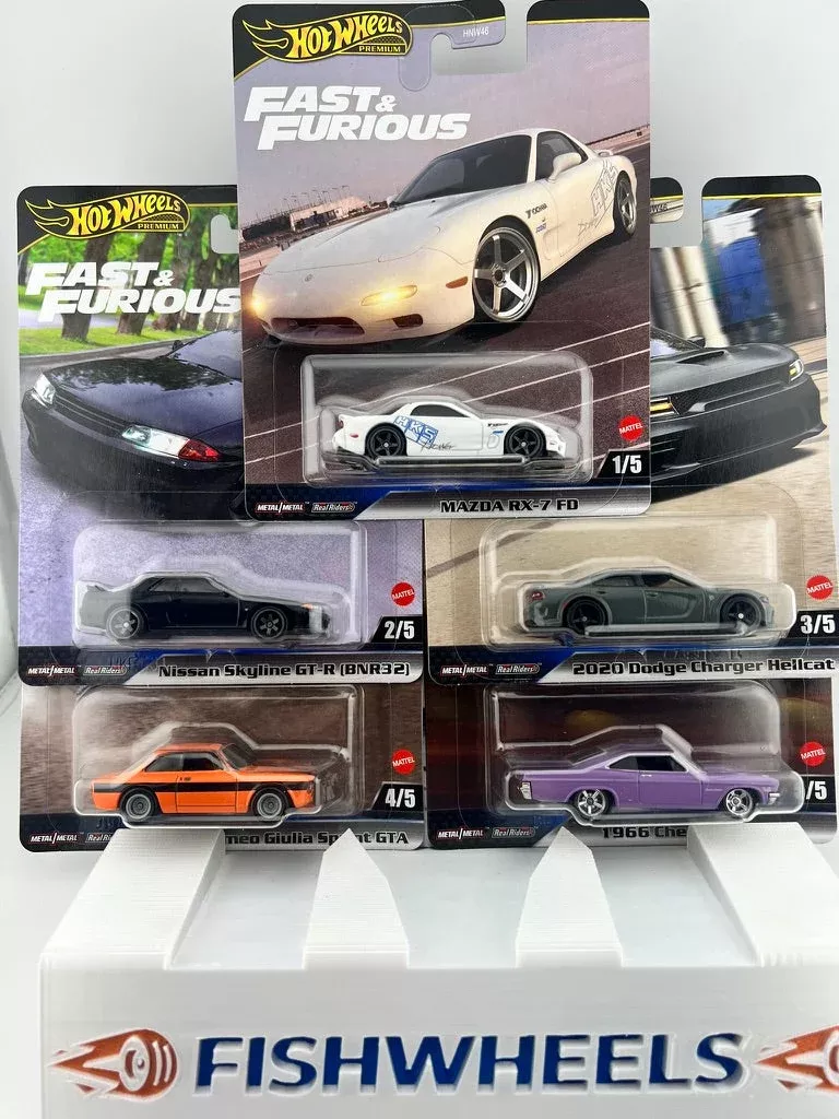 Hot Wheels Fast & Furious 5-Car Set
