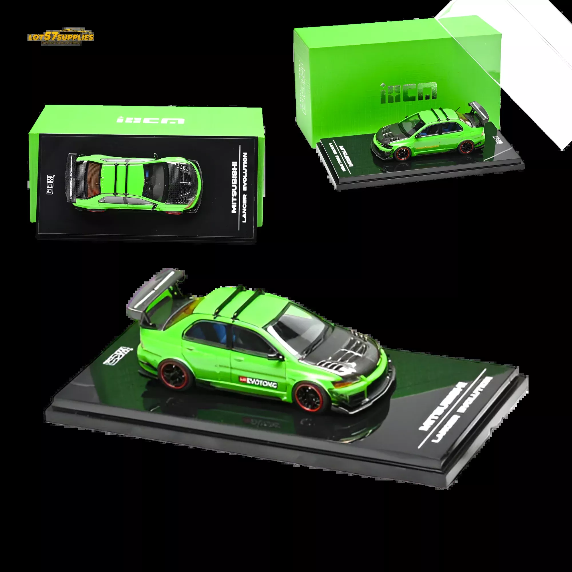 IHCM Mitsubishi Lancer Evo IX Parrot Green 1:64