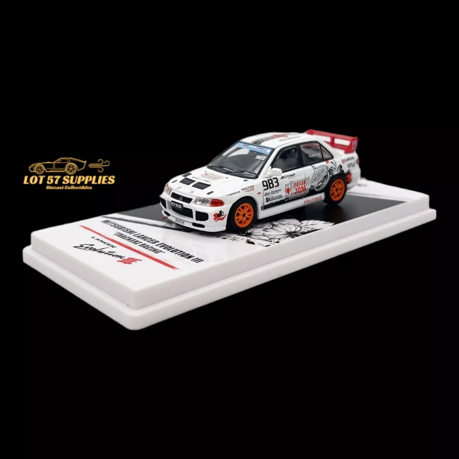 INNO64 Mitsubishi Lancer Evo III Trackerz Racing 1:64