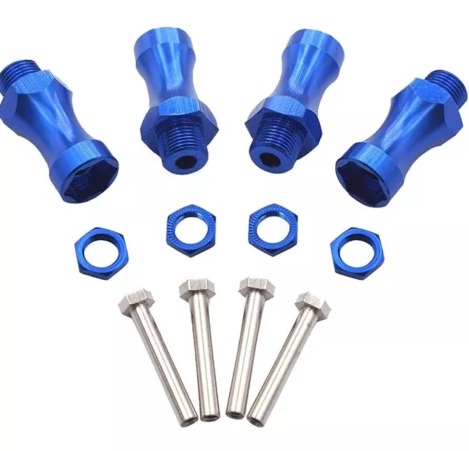 IRonManRc Aluminum 12mm to 17mm Wheel Extension Hex Drive Hub Adapter Widener 30mm Offset