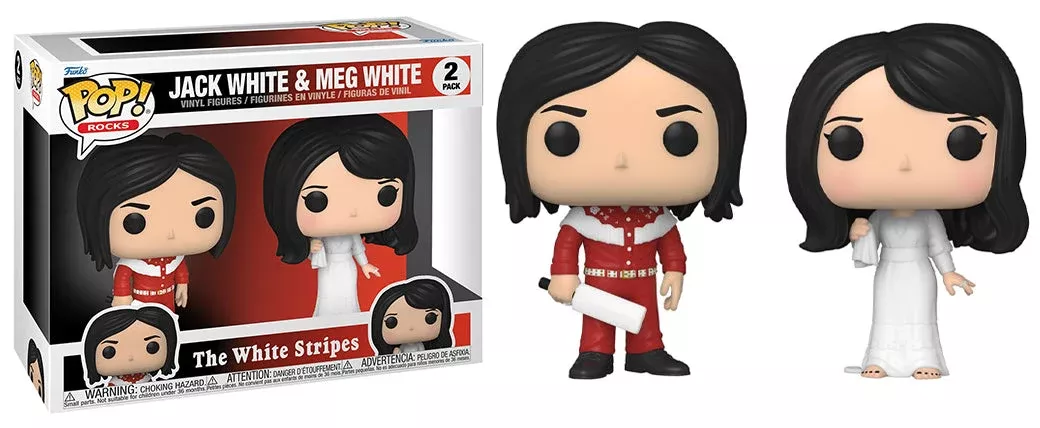 Jack White & Meg White (The White Stripes) 2-pk
