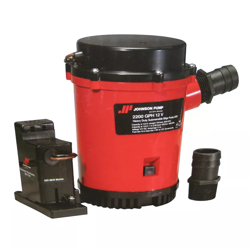 Johnson Pump 2200GPH Auto Bilge Pump w/Mag Switch – 12V [02204-00]