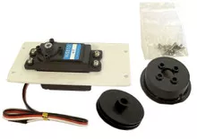 JX RC Sailing Yacht 11kg Winch Alloy gear Servo, (with a plate adptor)