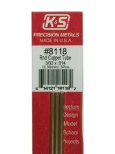 K&S Copper Tube 3/32" x 12" #8118