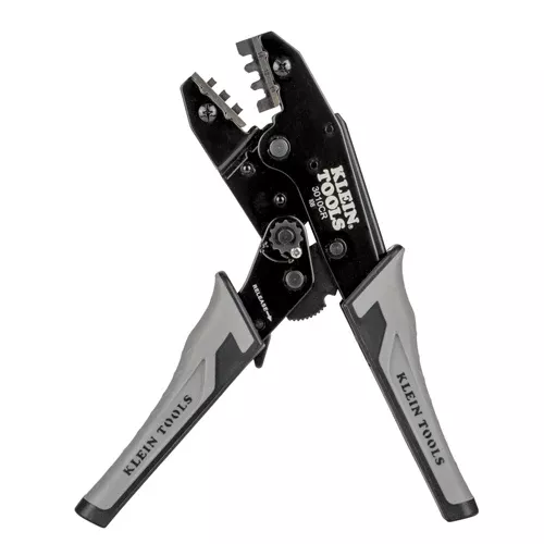 Klein Tools 3010CR, Solar Ratcheting Crimper for MC4 Connectors