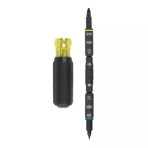 Klein Tools 32527HD, KNECT™ Impact-Rated HVAC Screwdriver / Nut Driver, 11-in-1