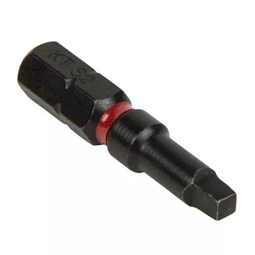Klein Tools 32797, S2 Steel Pro Impact Power Bits, #2 Square, 5-Pack