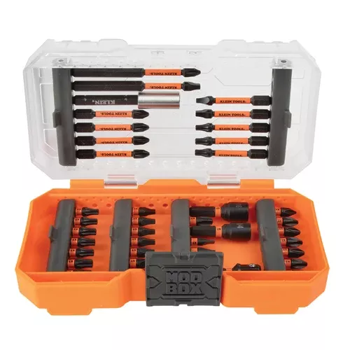 Klein Tools 33801, ProFlex Impact Driver Bit Set, 40-Piece