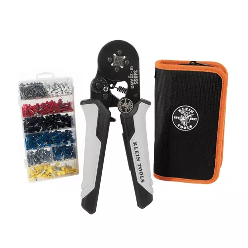 Klein Tools 34060, Ratcheting Ferrule Square Crimper Set