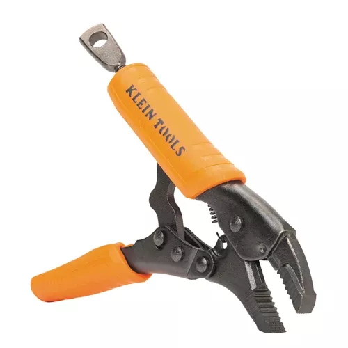 Klein Tools 38600, Curved Jaw Locking Pliers, 5-Inch