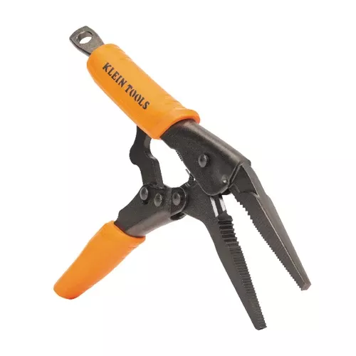 Klein Tools 38612, Long Nose Locking Pliers, 9-Inch