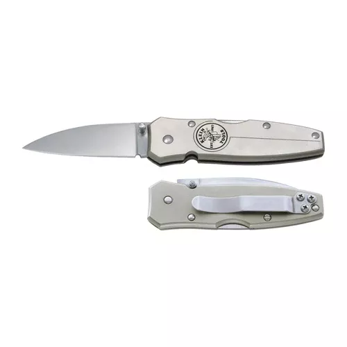 Klein Tools 44001, Lockback Knife 2-1/2-Inch Drop Point Blade