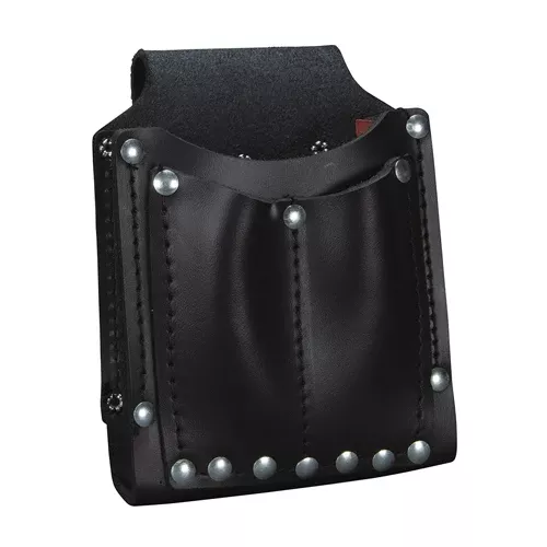 Klein Tools 5145, Utility Pouch, 3-Pocket, Leather