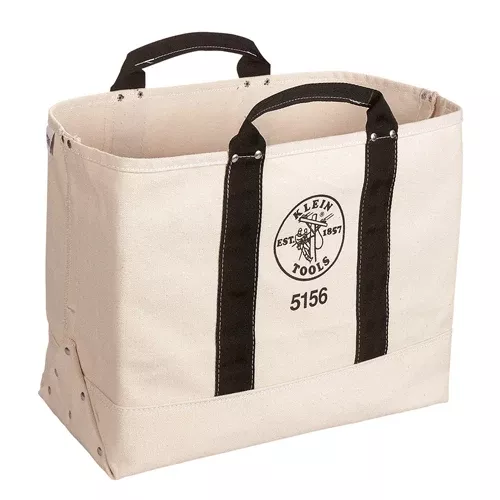 Klein Tools 5156, Canvas Tool Bag, 19-Inch